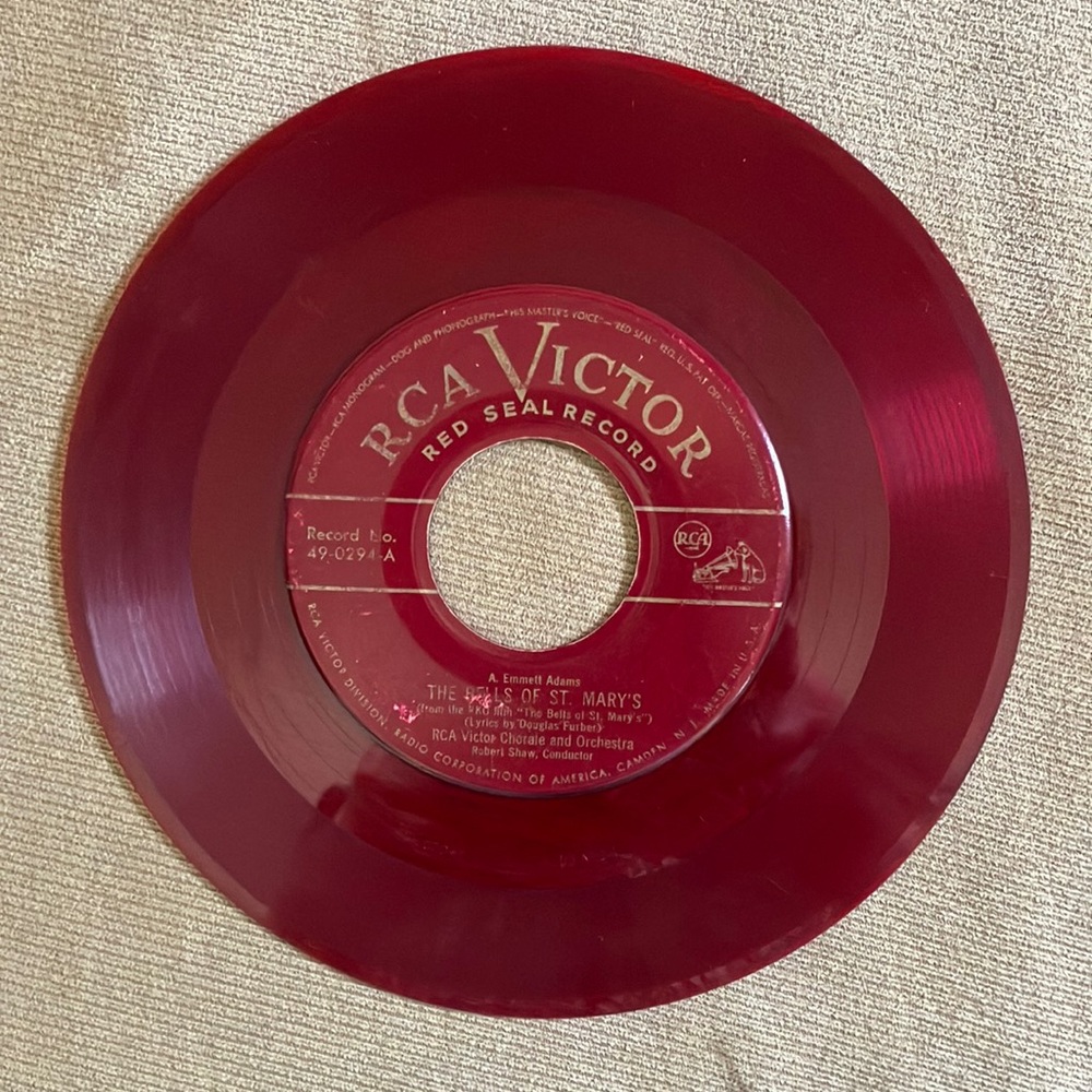 Vintage Collectible RCA Victor Red Seal Record RCA Victor Chorale & Chorus 1949